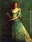 Thomas Wilmer Dewing Comedia painting